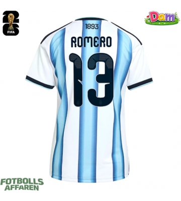 Argentina Cristian Romero #13 Hemmatröja Kvinnor VM 2026 Kortärmad